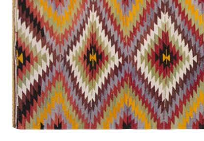 anatolian tribal kilim, 5x7 ft kilim, 155x213 cm