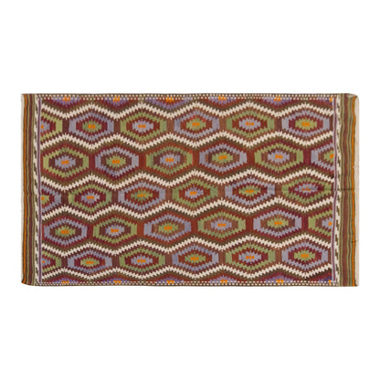 anatolian tribal kilim, 5x8 ft kilim, 160x254 cm