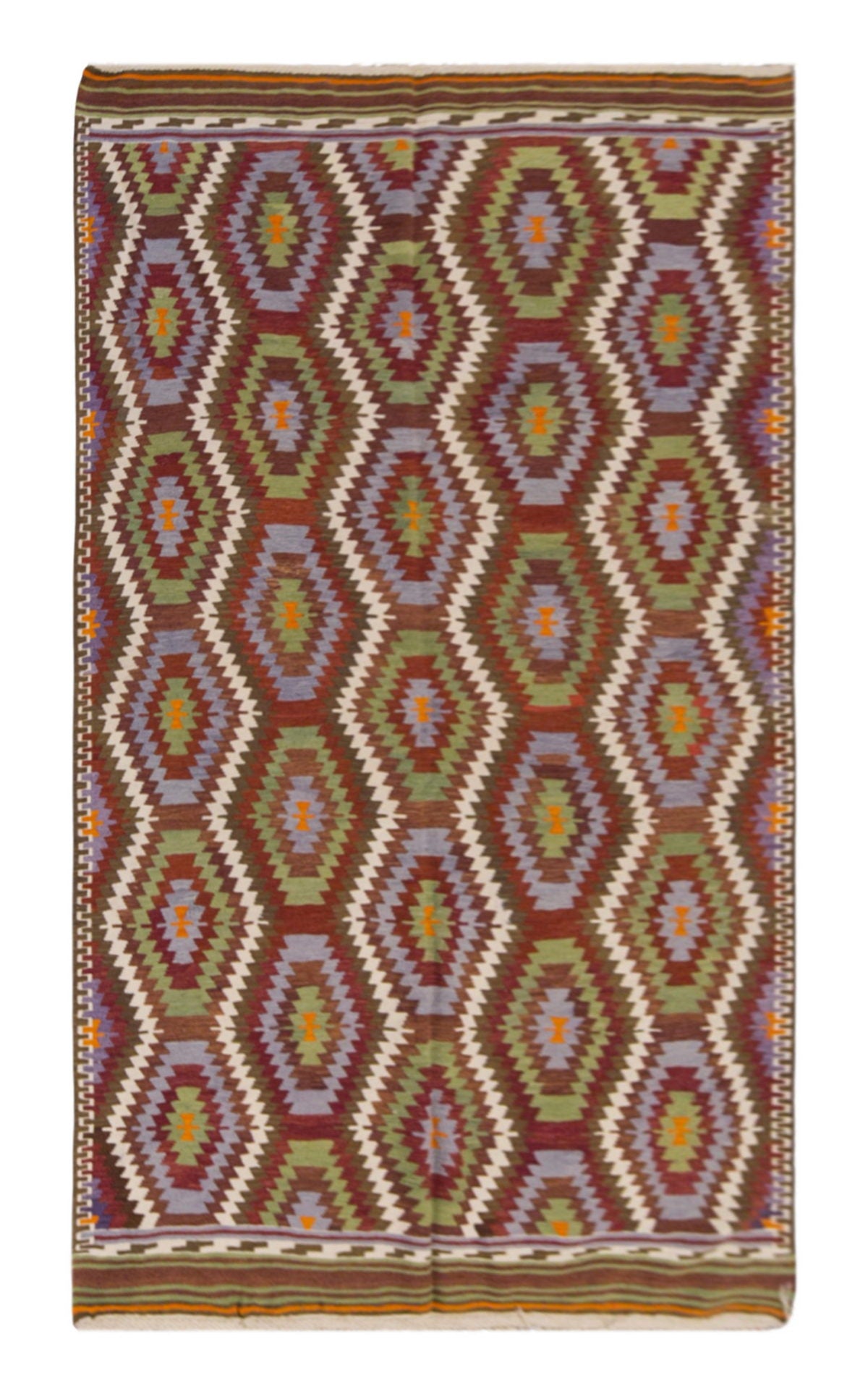 anatolian tribal kilim, 5x8 ft kilim, 160x254 cm