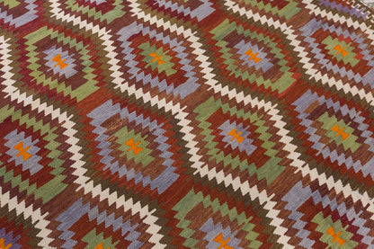 anatolian tribal kilim, 5x8 ft kilim, 160x254 cm
