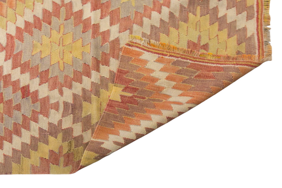 anatolian tribal kilim, 5x8 ft kilim, 162x231 cm