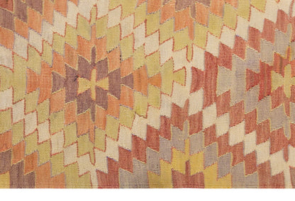 anatolian tribal kilim, 5x8 ft kilim, 162x231 cm