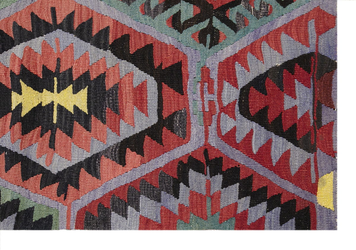 anatolian tribal kilim, 5x9 ft kilim, 146x285 cm