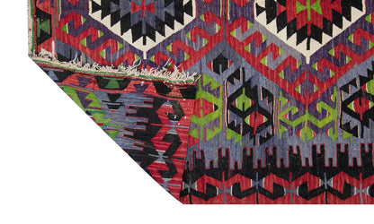 anatolian tribal kilim, 5x9 ft kilim, 152x286 cm