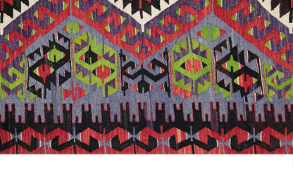 anatolian tribal kilim, 5x9 ft kilim, 152x286 cm