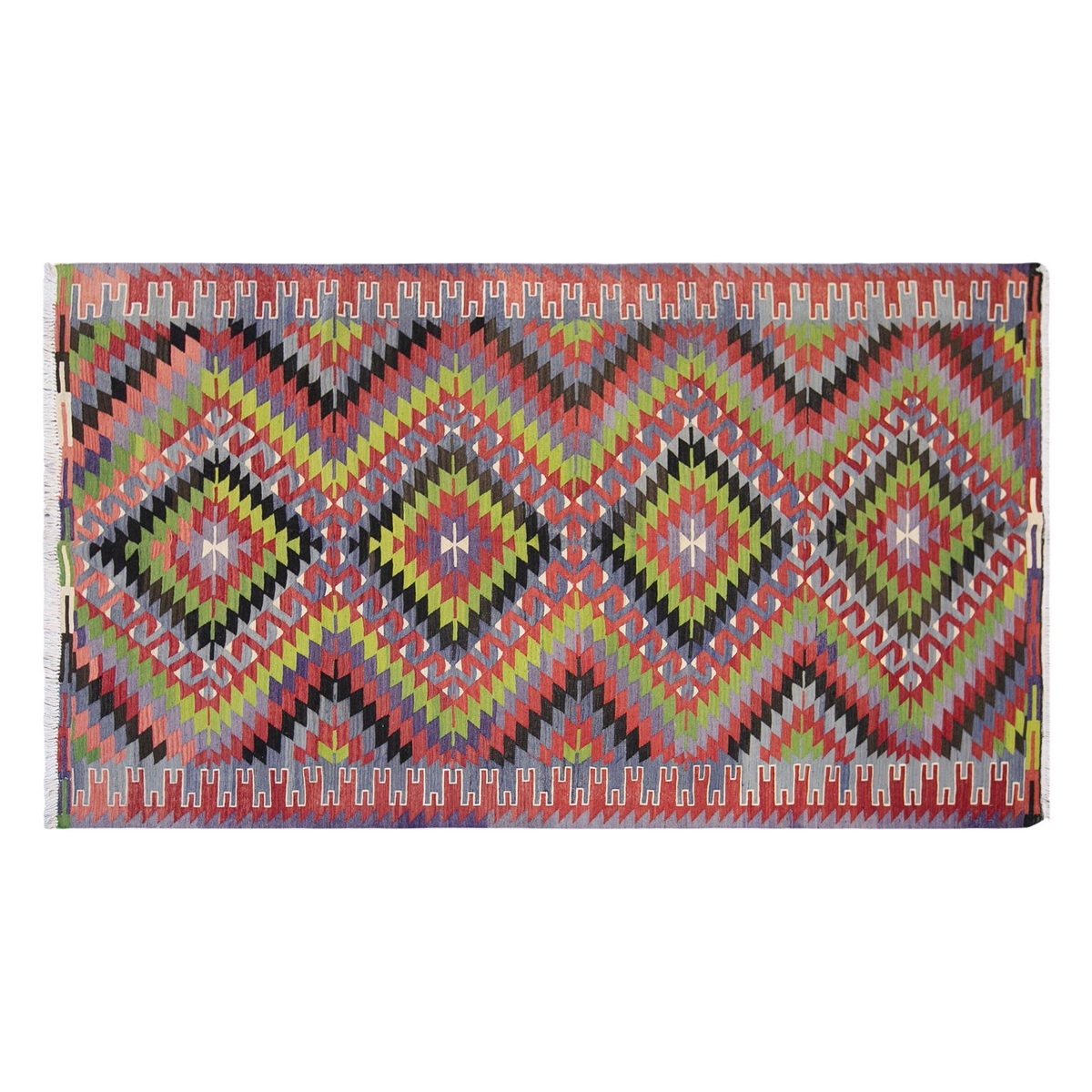anatolian tribal kilim, 5x9 ft kilim, 160x262 cm