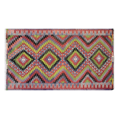 anatolian tribal kilim, 5x9 ft kilim, 160x262 cm