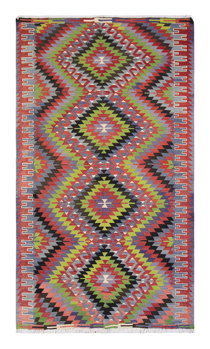 anatolian tribal kilim, 5x9 ft kilim, 160x262 cm