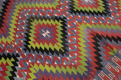 anatolian tribal kilim, 5x9 ft kilim, 160x262 cm