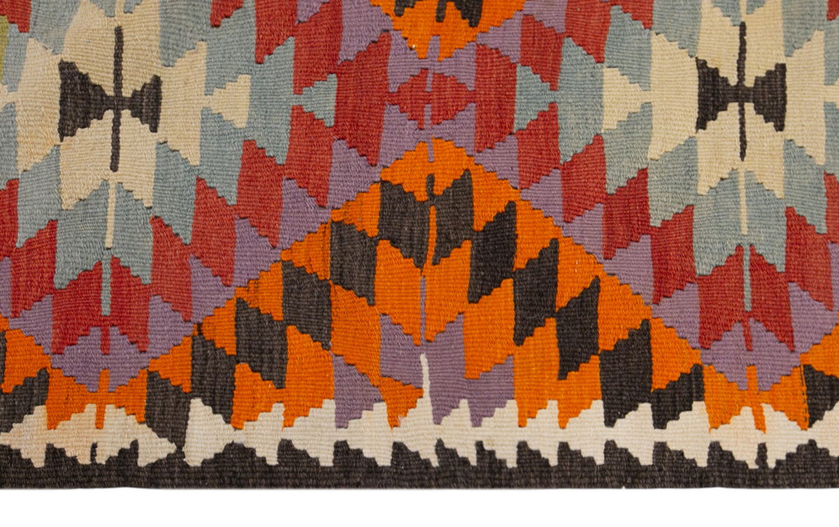 anatolian tribal kilim, 6x10 ft kilim, 174x290 cm