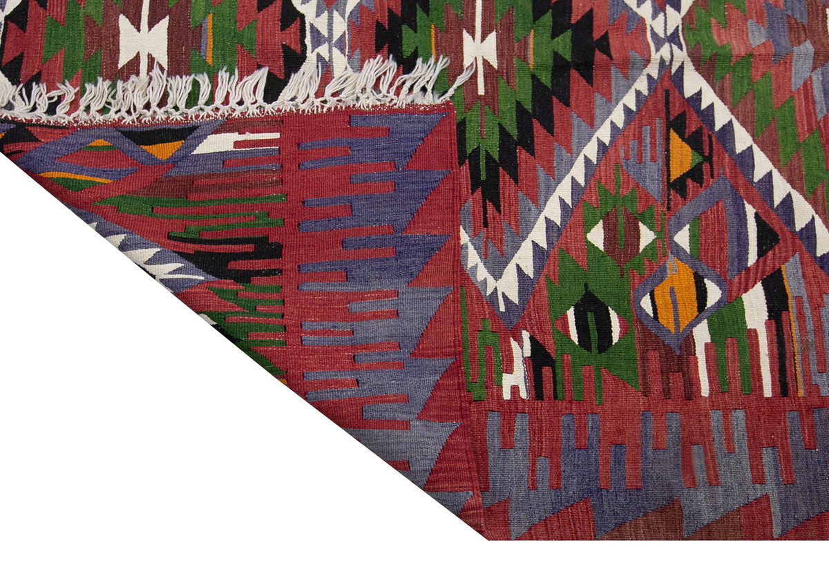 anatolian tribal kilim, 6x10 ft kilim, 175x300 cm
