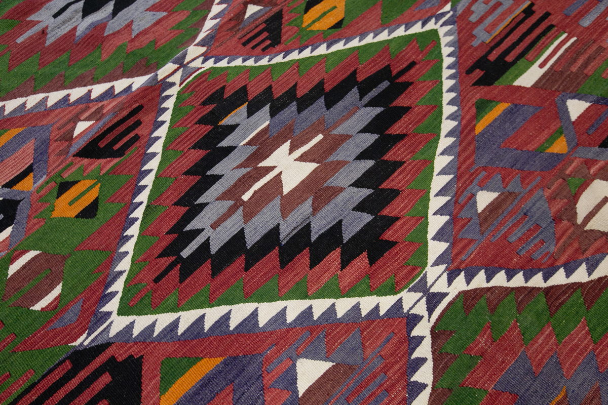 anatolian tribal kilim, 6x10 ft kilim, 175x300 cm