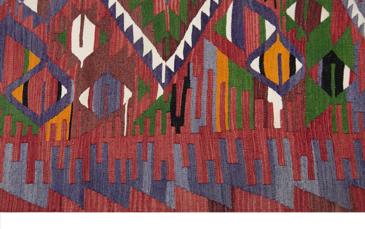 anatolian tribal kilim, 6x10 ft kilim, 175x300 cm