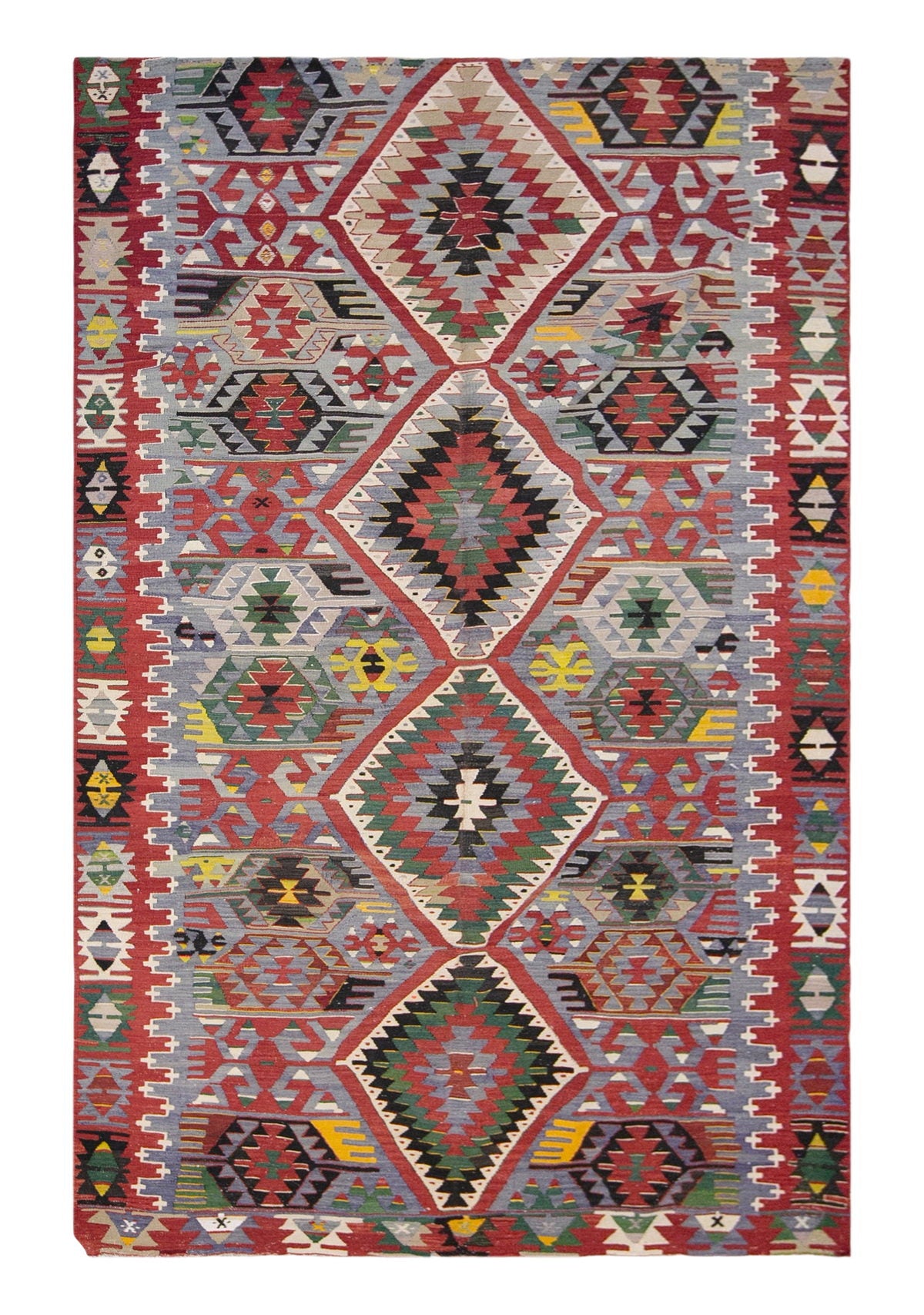 anatolian tribal kilim, 6x10 ft kilim, 178x299 cm