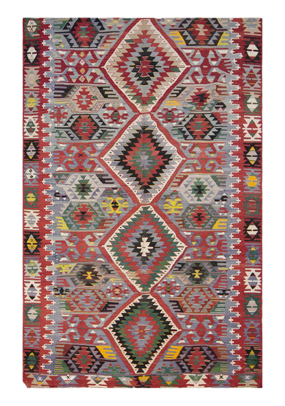 anatolian tribal kilim, 6x10 ft kilim, 178x299 cm