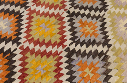 anatolian tribal kilim, 6x10 ft kilim, 186x315 cm