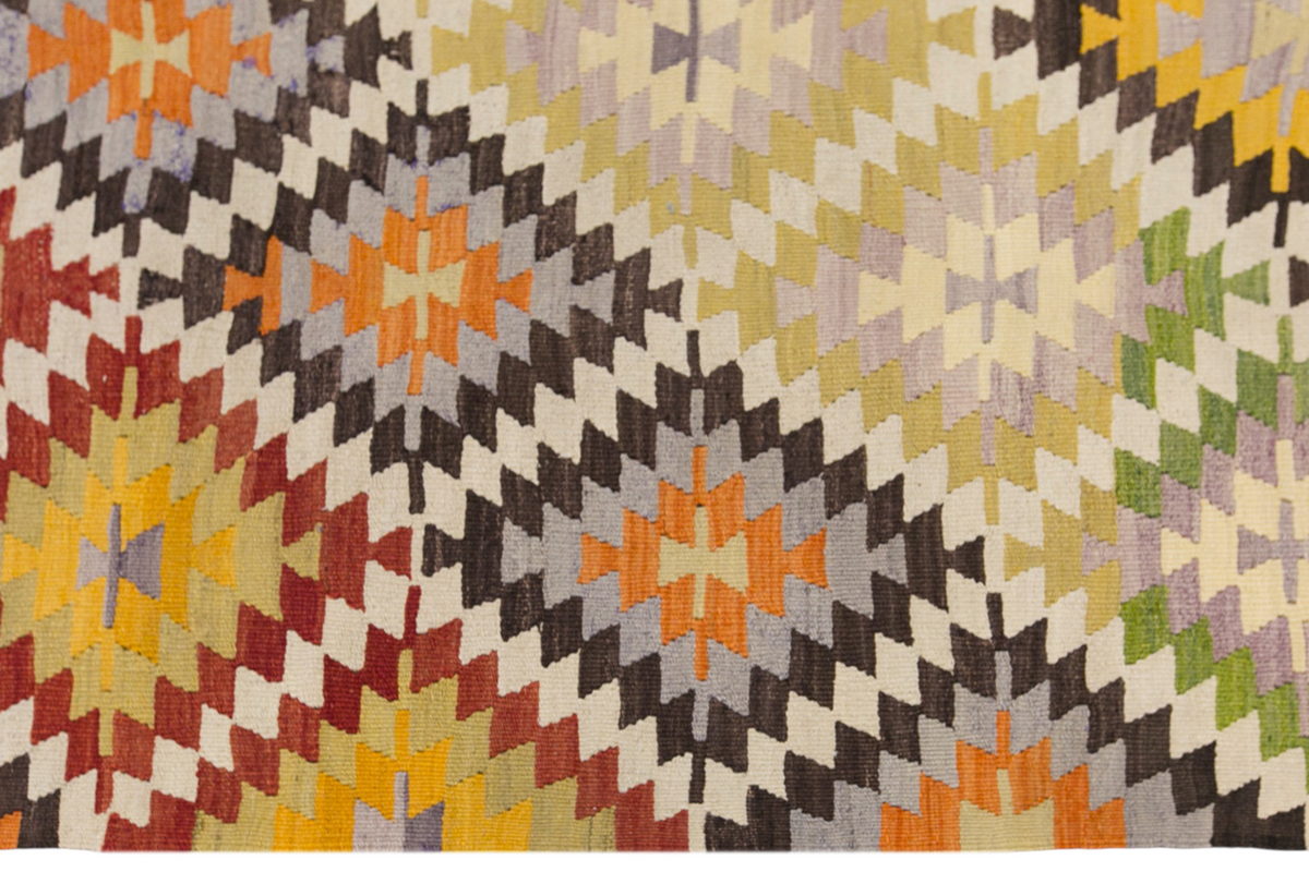 anatolian tribal kilim, 6x10 ft kilim, 186x315 cm
