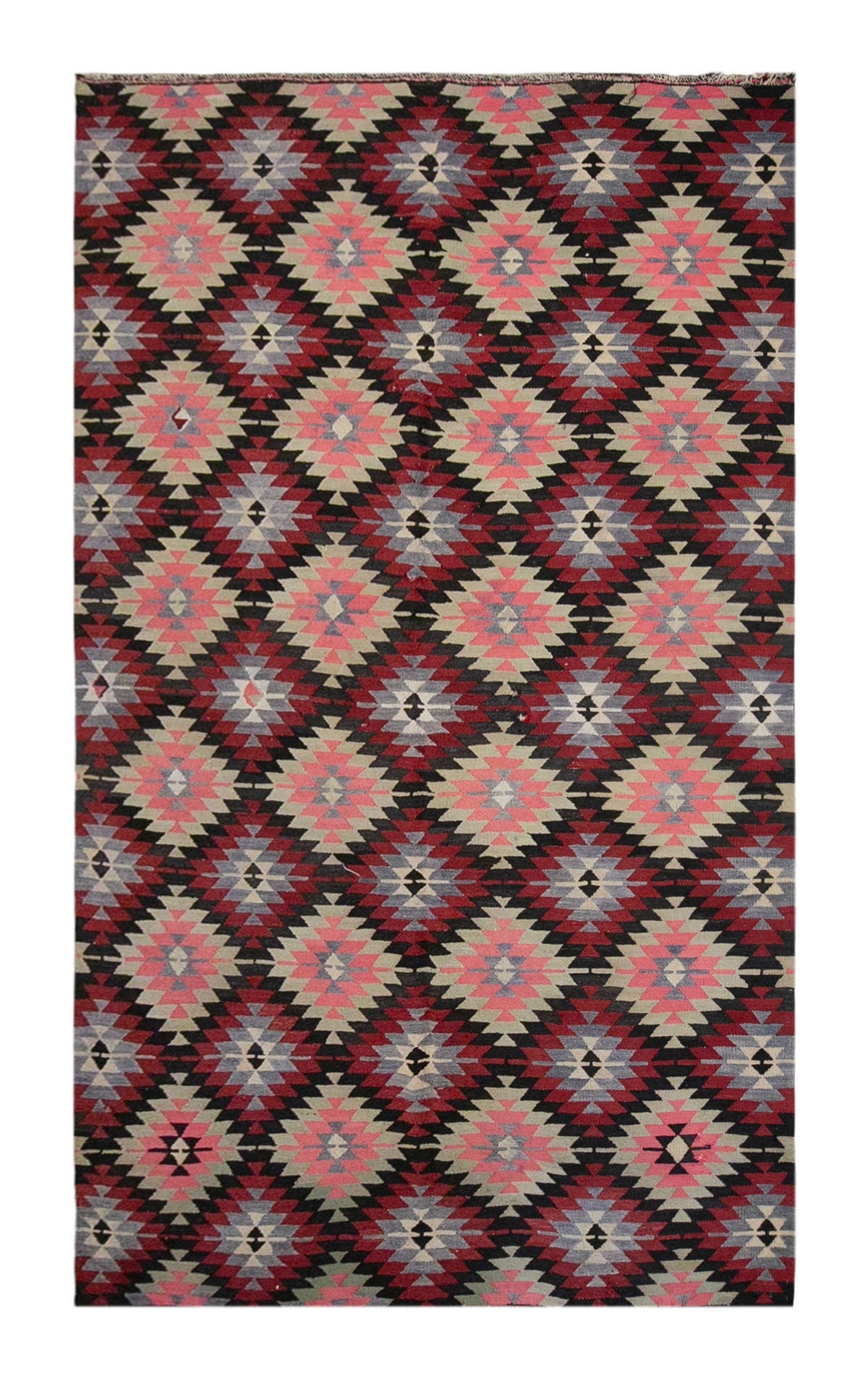 anatolian tribal kilim, 6x10 ft kilim, 198x319 cm kilim