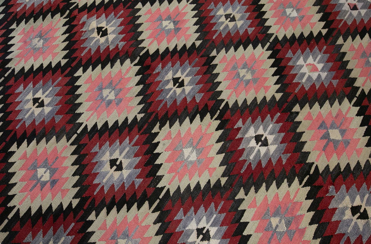 anatolian tribal kilim, 6x10 ft kilim, 198x319 cm kilim