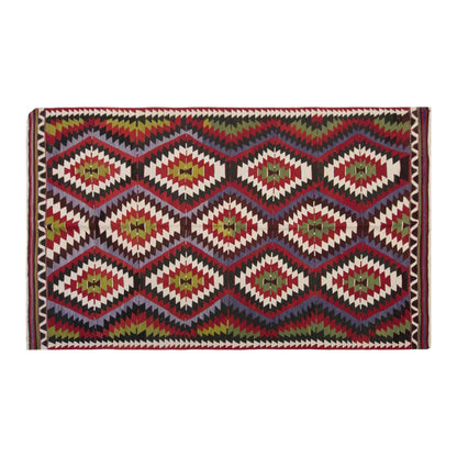anatolian tribal kilim, 6x11 ft kilim, 170x310 cm