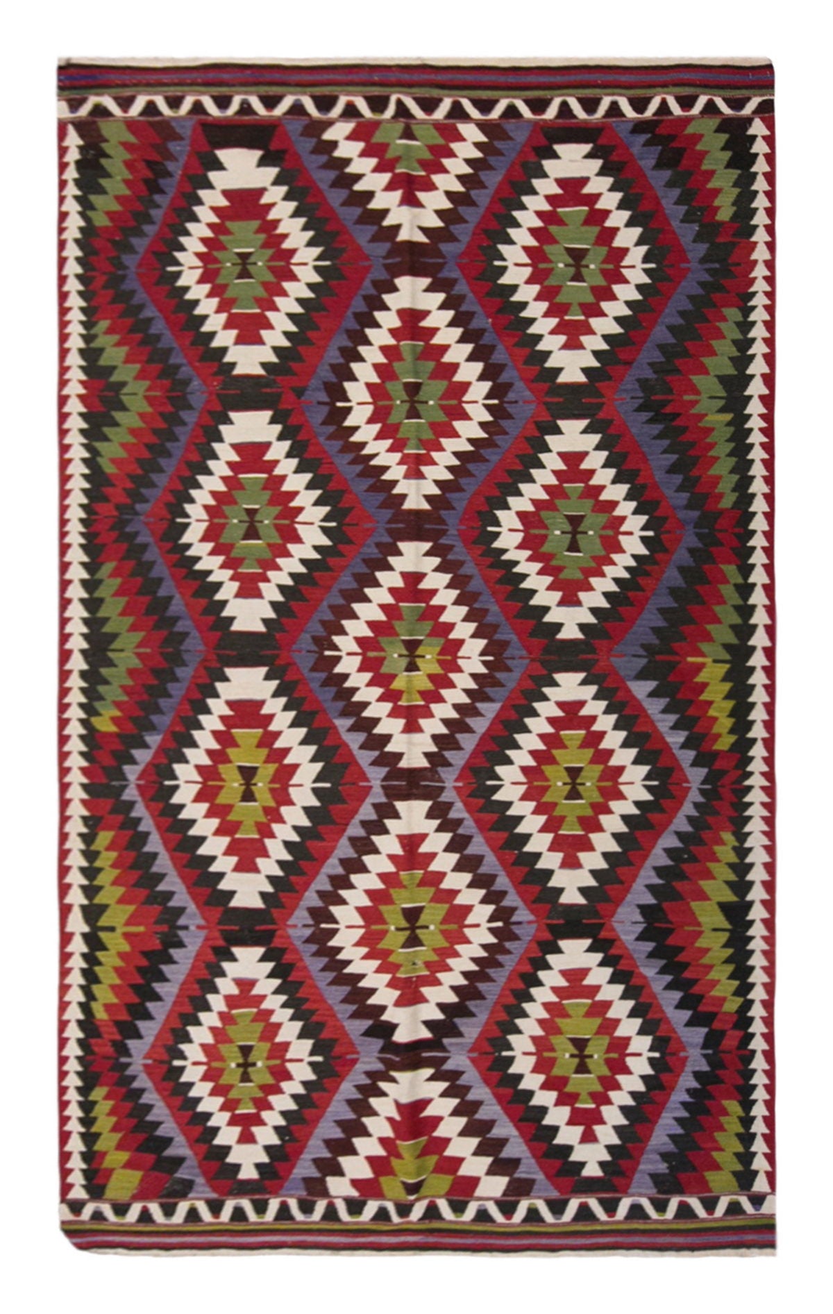 anatolian tribal kilim, 6x11 ft kilim, 170x310 cm