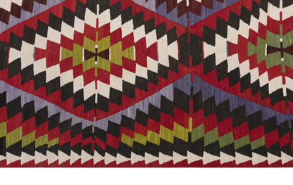 anatolian tribal kilim, 6x11 ft kilim, 170x310 cm