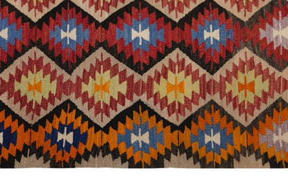 anatolian tribal kilim, 6x8 ft kilim, 173x257 cm