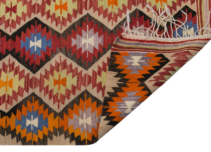 anatolian tribal kilim, 6x8 ft kilim, 173x257 cm
