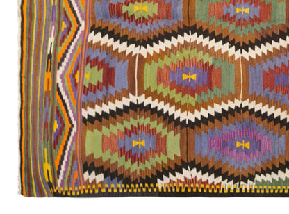 anatolian tribal kilim, 6x9 ft kilim, 168x264 cm