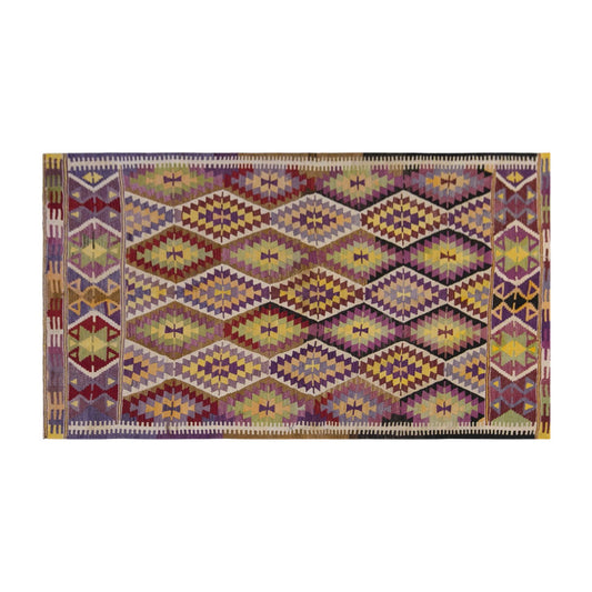 anatolian tribal kilim, 6x9 ft kilim, 175x266 cm