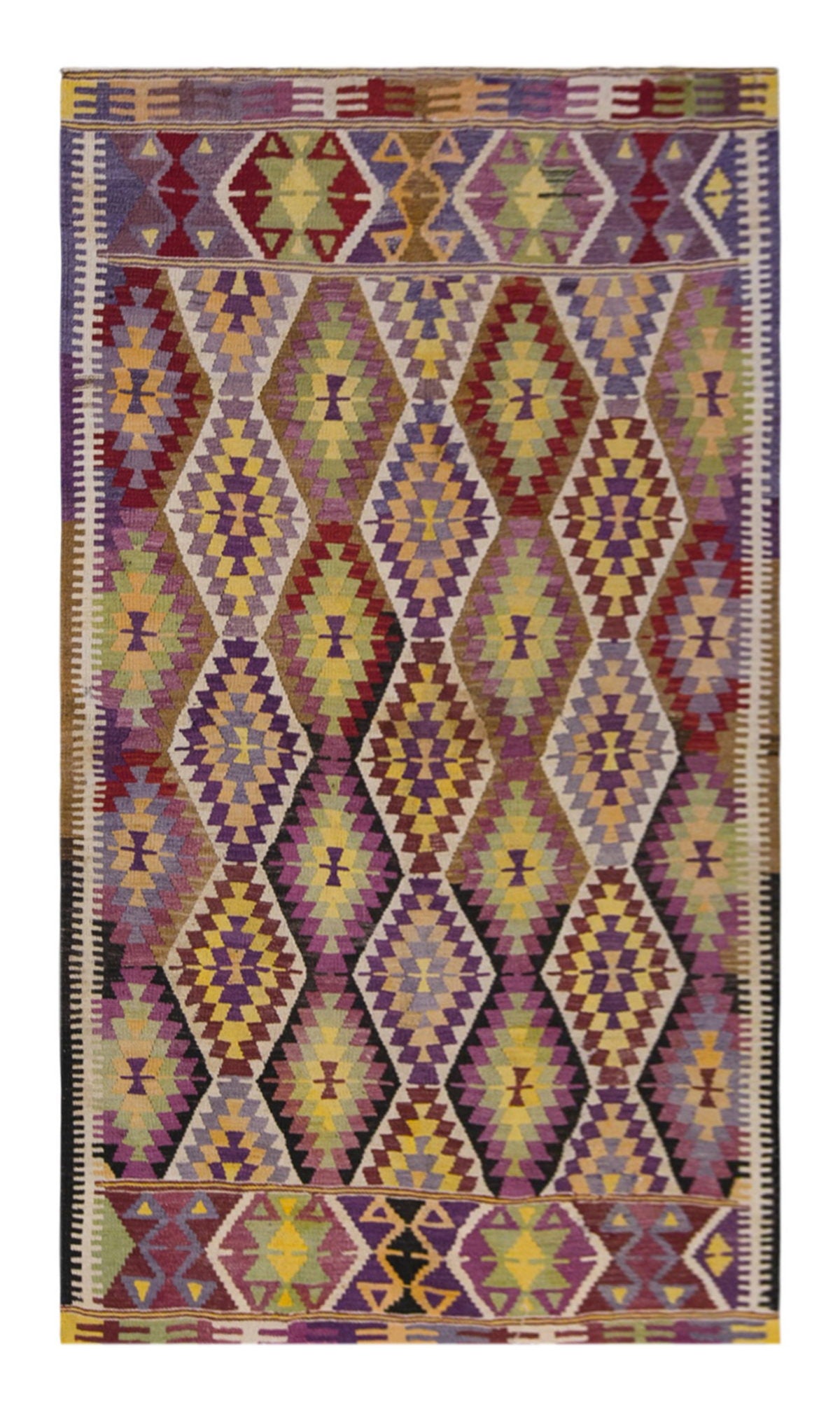 anatolian tribal kilim, 6x9 ft kilim, 175x266 cm