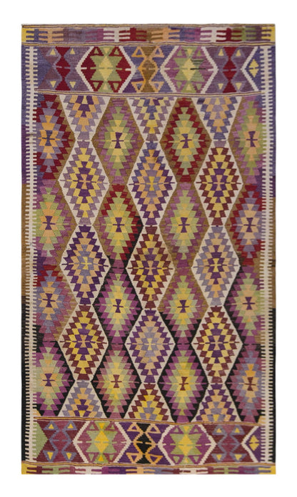anatolian tribal kilim, 6x9 ft kilim, 175x266 cm