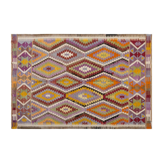 anatolian tribal kilim, 6x9 ft kilim, 178x267 cm