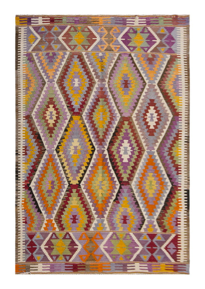 anatolian tribal kilim, 6x9 ft kilim, 178x267 cm