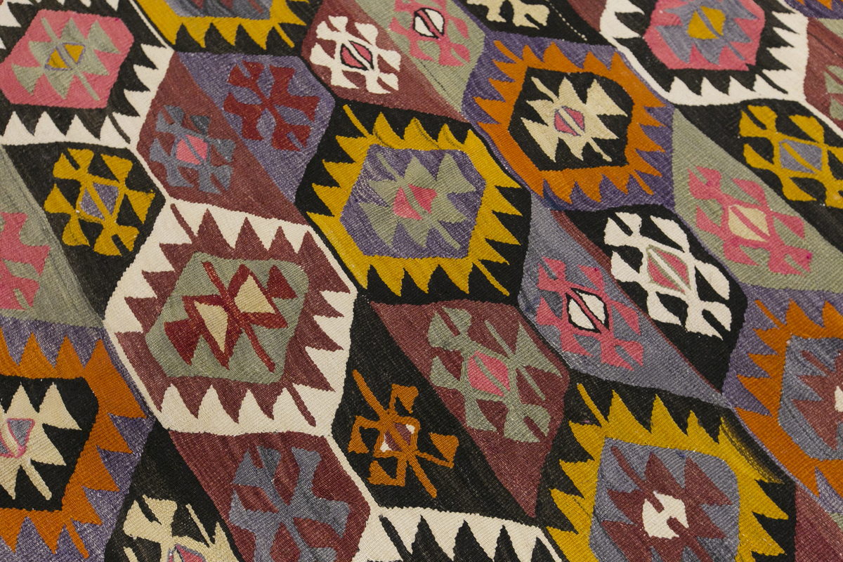 anatolian tribal kilim, 6x9 ft kilim, 178x280 cm