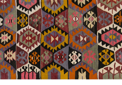 anatolian tribal kilim, 6x9 ft kilim, 178x280 cm