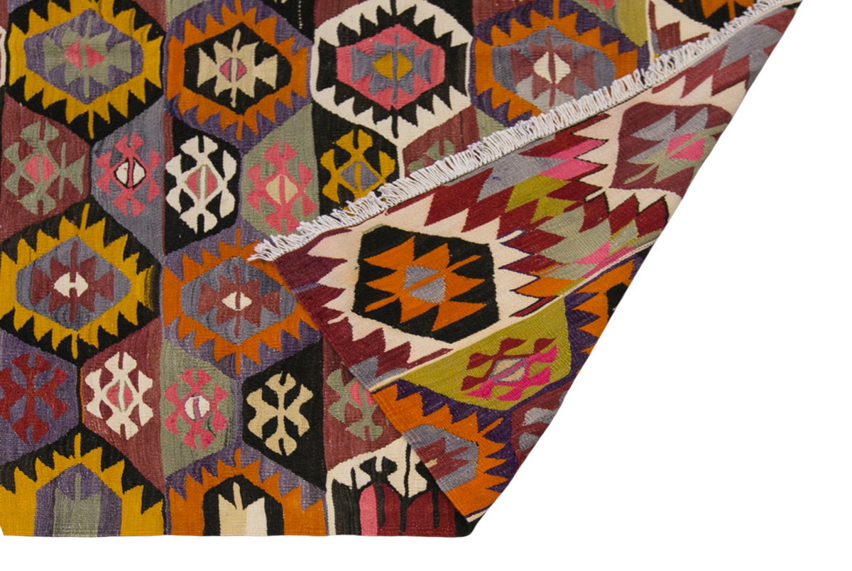 anatolian tribal kilim, 6x9 ft kilim, 178x280 cm