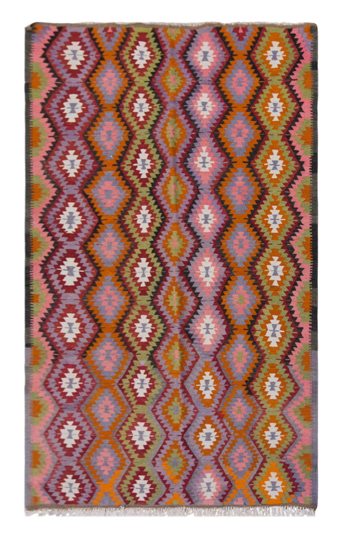 anatolian tribal kilim, 6x9 ft kilim, 180x264 cm