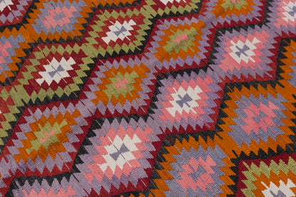 anatolian tribal kilim, 6x9 ft kilim, 180x264 cm