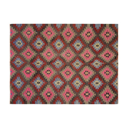 anatolian tribal kilim, 6x9 ft kilim, 189x276 cm