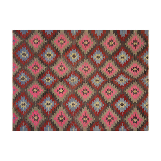 anatolian tribal kilim, 6x9 ft kilim, 189x276 cm