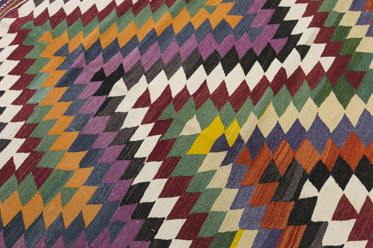 anatolian tribal kilim, 7x9 ft kilim, 186x275 cm