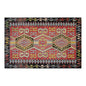 anatolian tribal kilim, 7x9 ft kilim, 199x289 cm