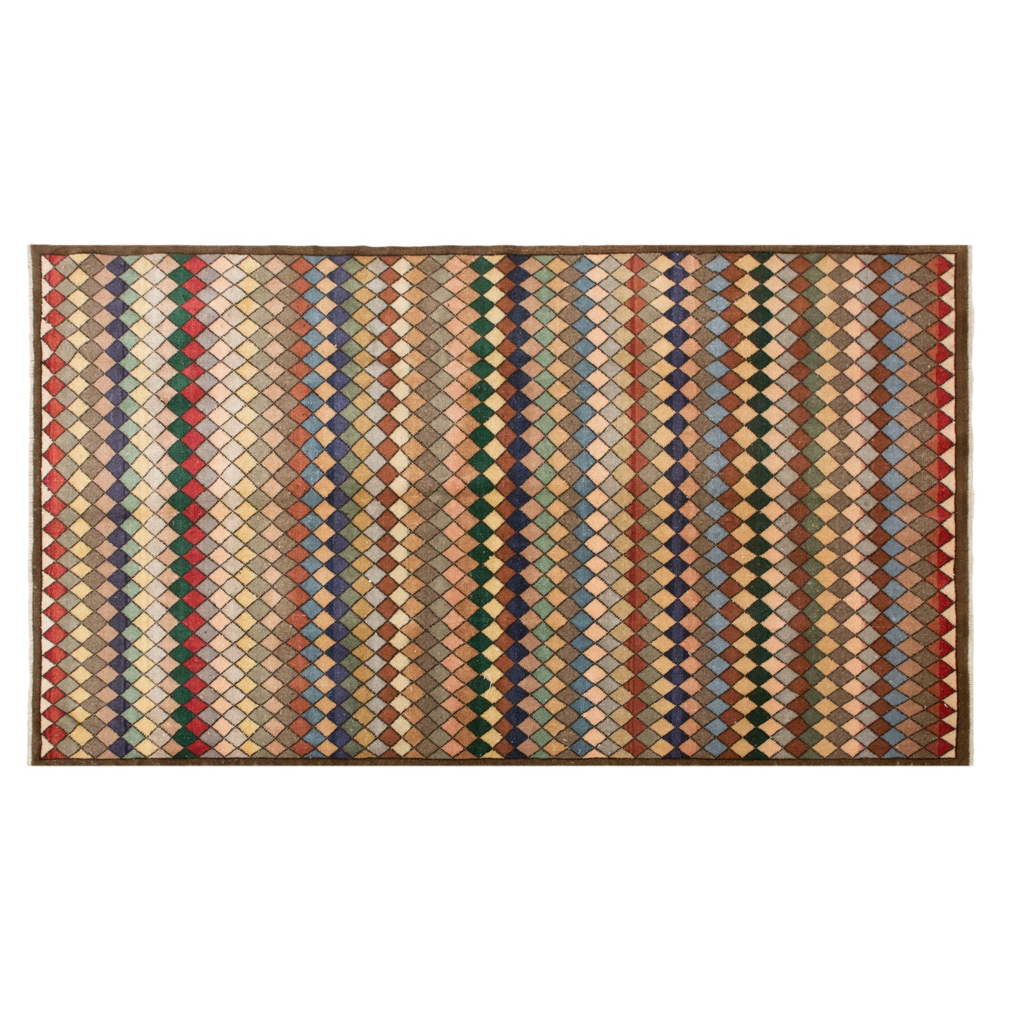 Anatolian Turkish Rug 145 x 252 cm (4.8 x 8.3 ft)