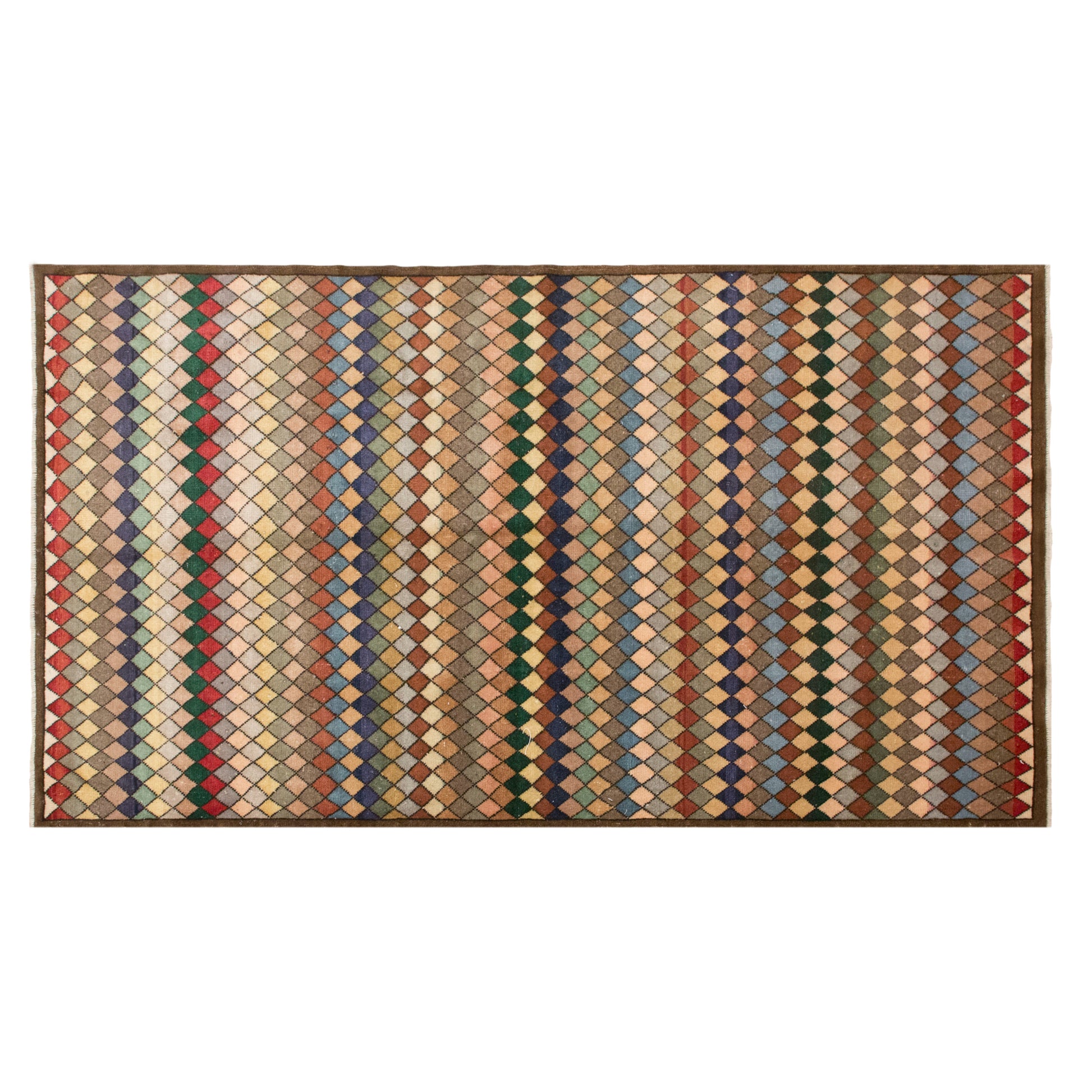 Anatolian Turkish Rug 145 x 252 cm (4.8 x 8.3 ft)