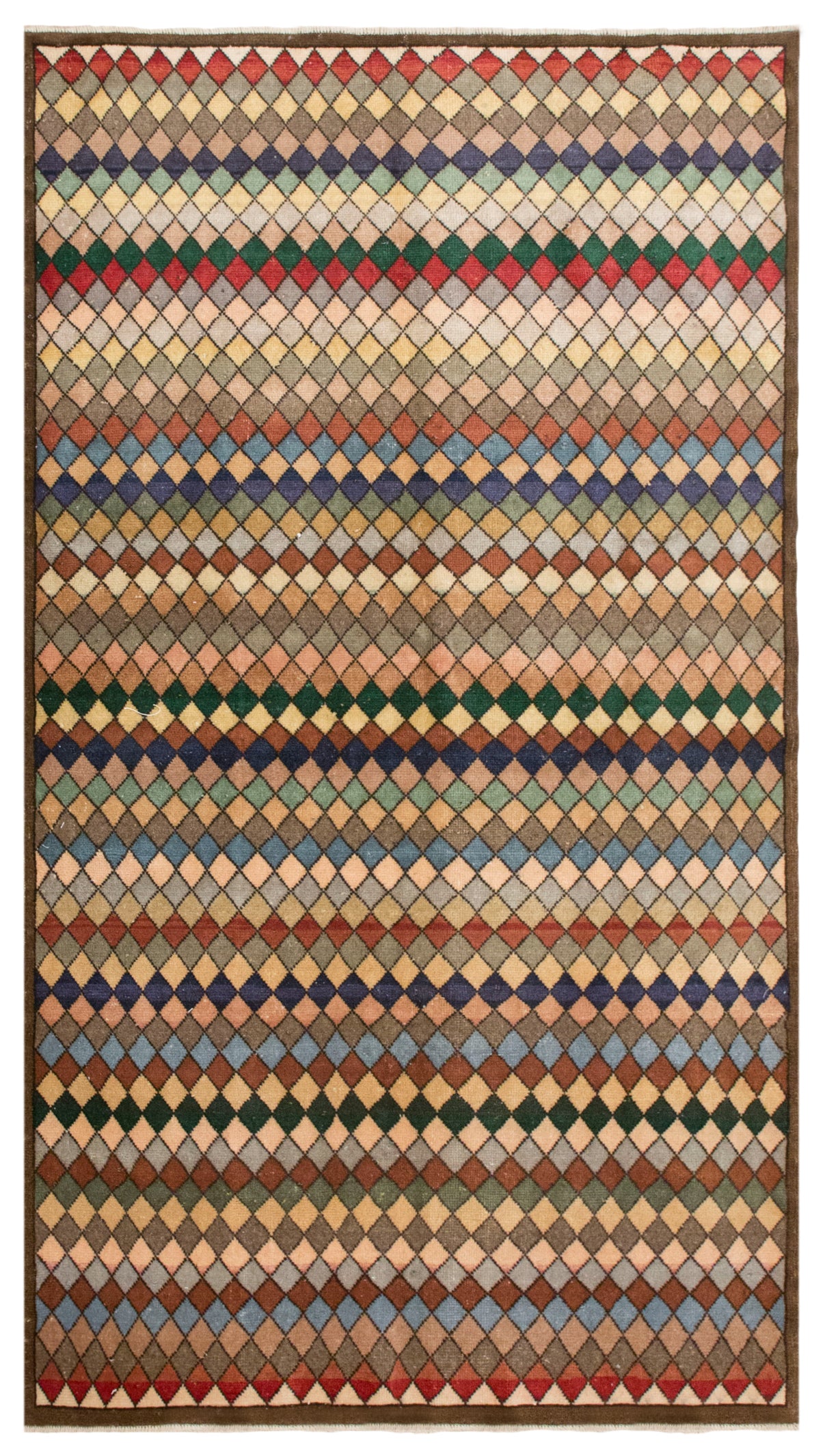 Anatolian Turkish Rug 145 x 252 cm (4.8 x 8.3 ft)