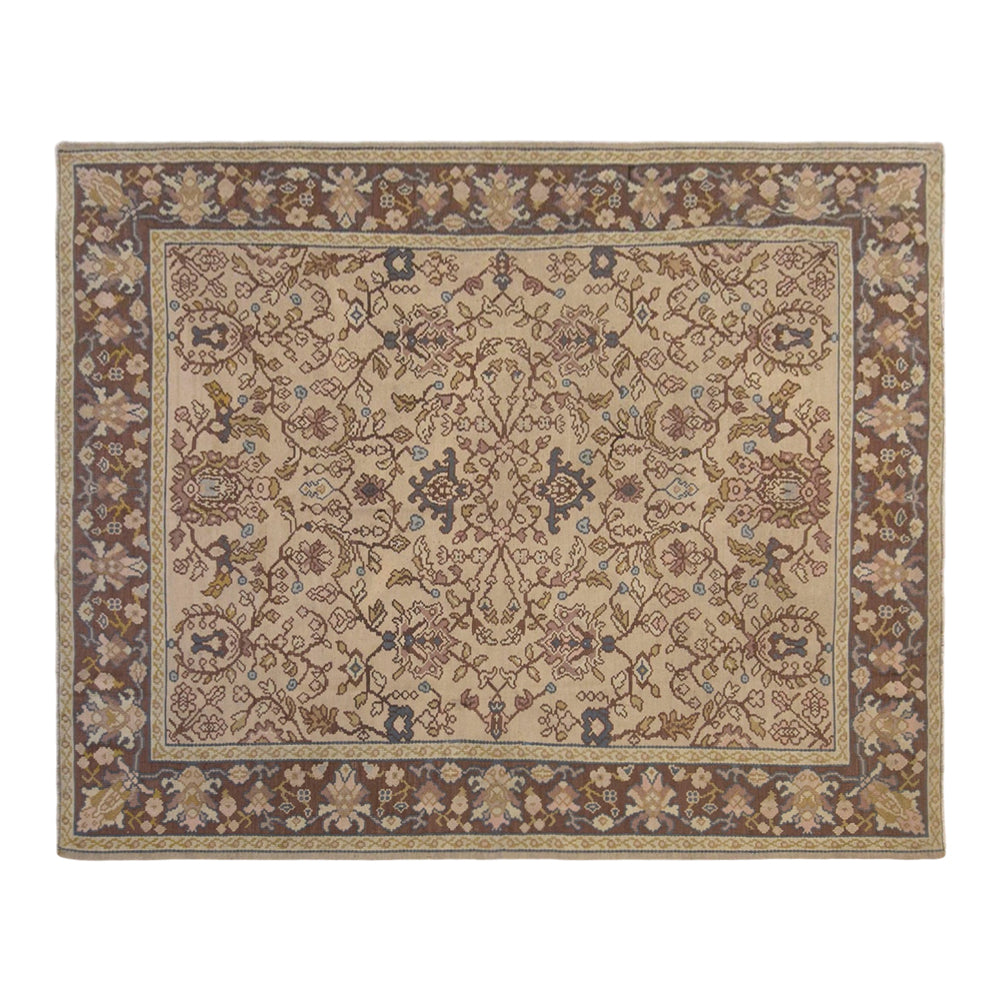 Antique Bessarabian Pirot Kilim Rug, 7.9 x 9.6 ft, 240 x 292 cm, Handwoven Wool Kilim