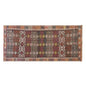 Antique Konya Kilim Rug, 5.1 x 12.6 ft, 155 x 385 cm, Handwoven Wool Kilim, 120 Years Old