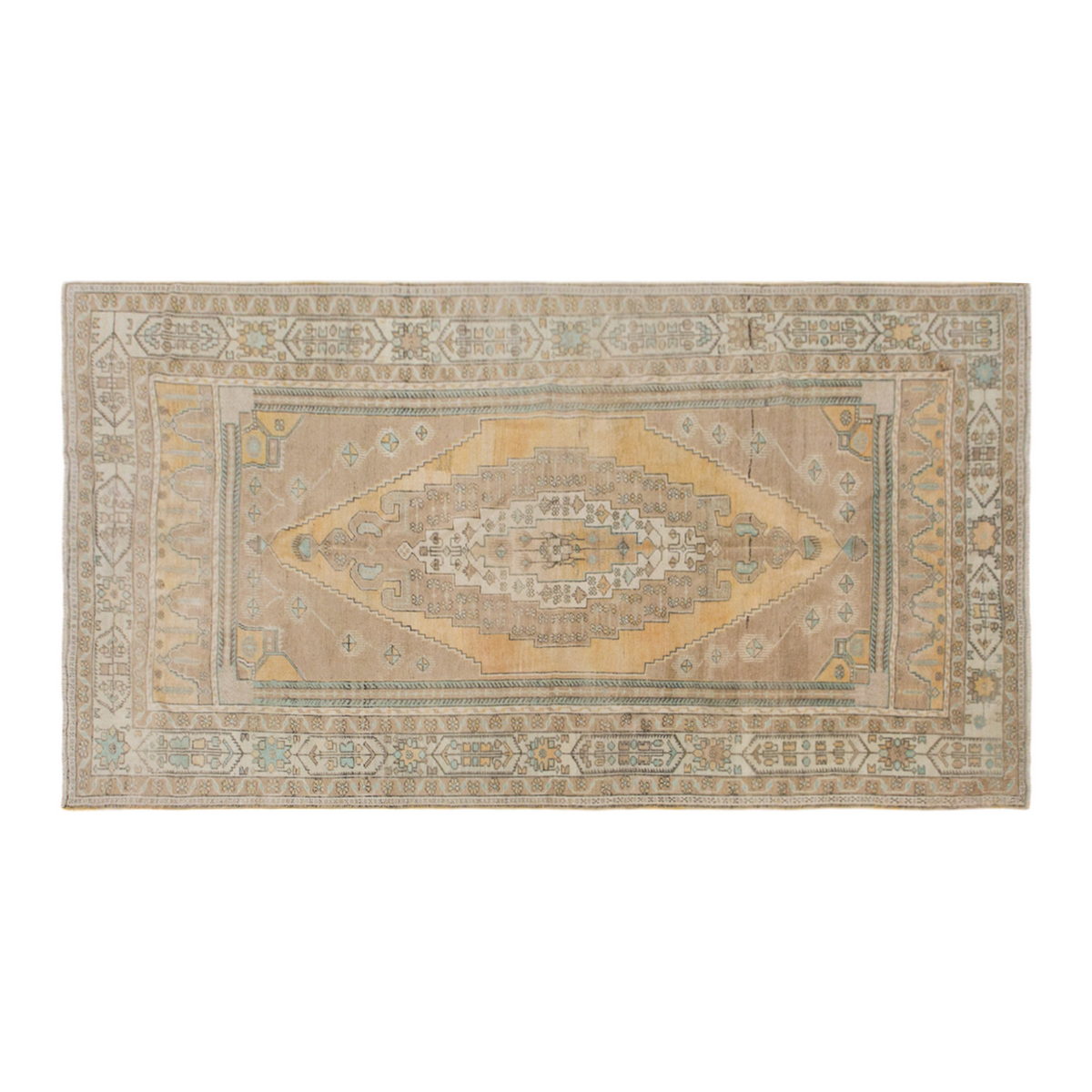 Antique Oushak – Boho Home Decor, 5'4" x 9'5" (163 x 286 cm)