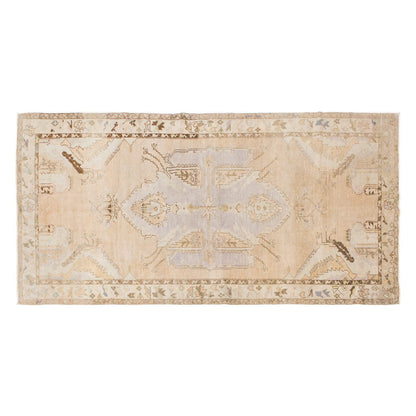 Antique Oushak Area Rug, Bohemian Oriental Carpet, 5'7" x 10'10" (167 x 330 cm)